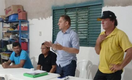 O presidente da Colônia Z-13, Jonas Neves, recebeu as autoridades políticas